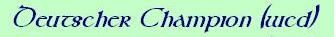 Deutsche Champion (WCD9